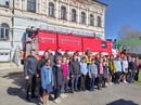 Тренировочная эвакуация при сигнале "Пожар"..